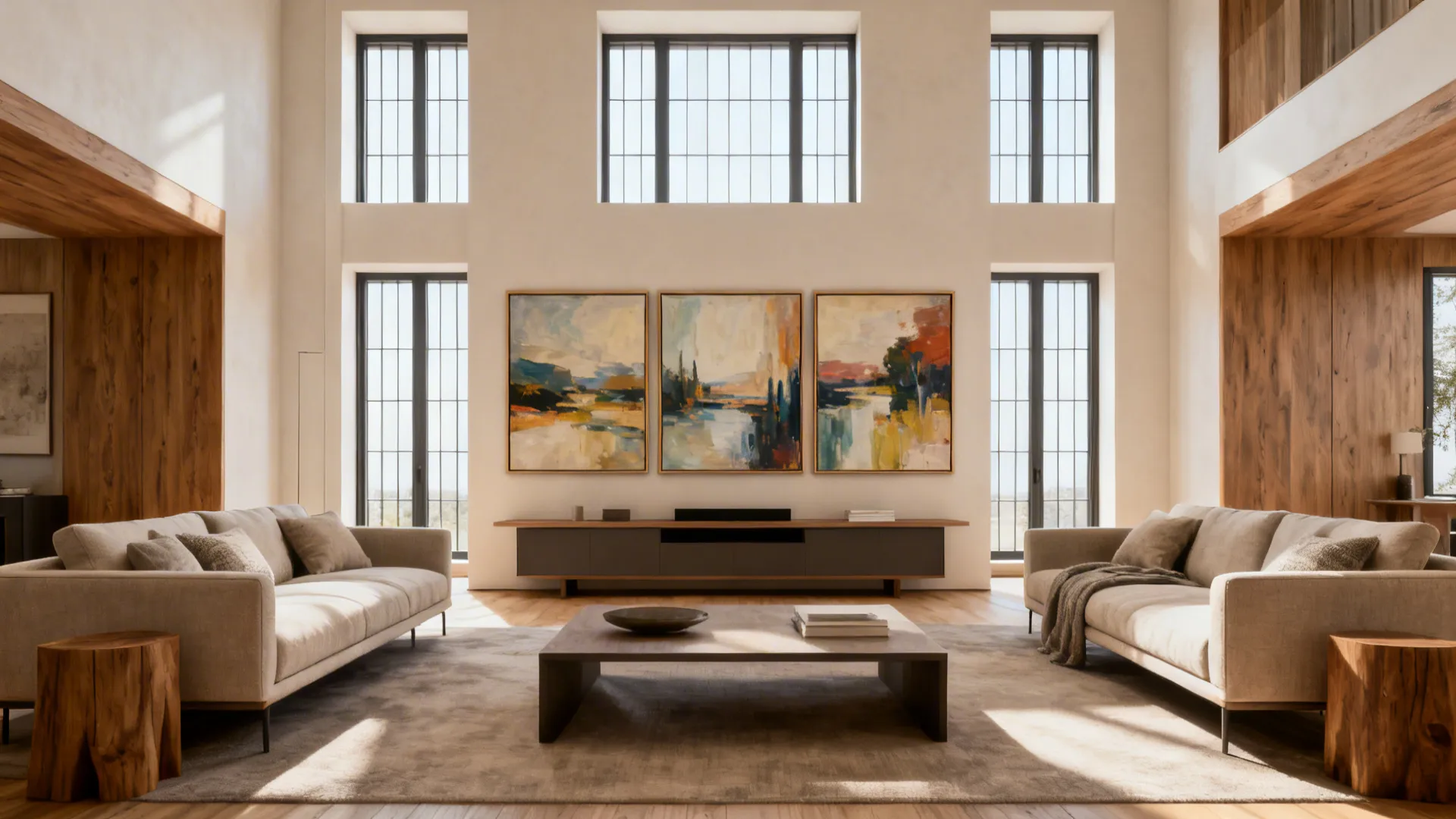 2. Triptych or Multi-Panel Compositions