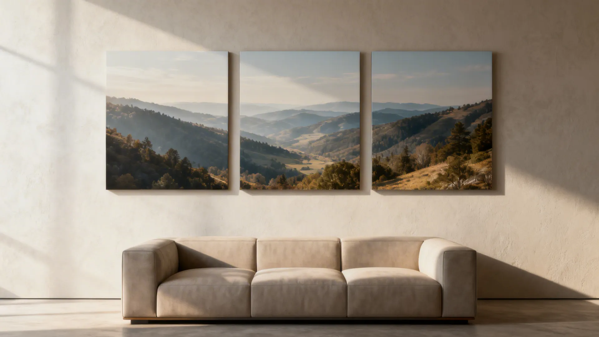 2. Triptych or Multi-Panel Works for Rhythm