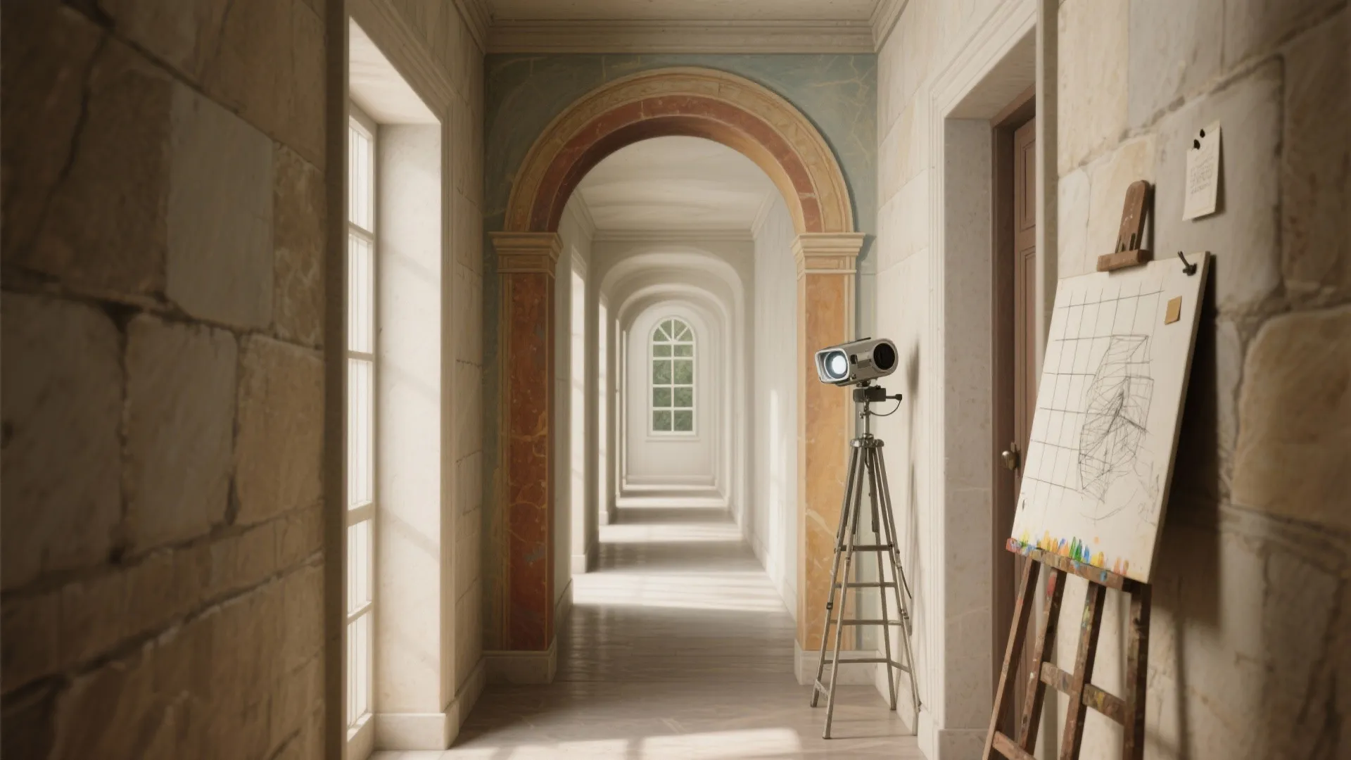 1. Trompe-l'œil Architectural Murals