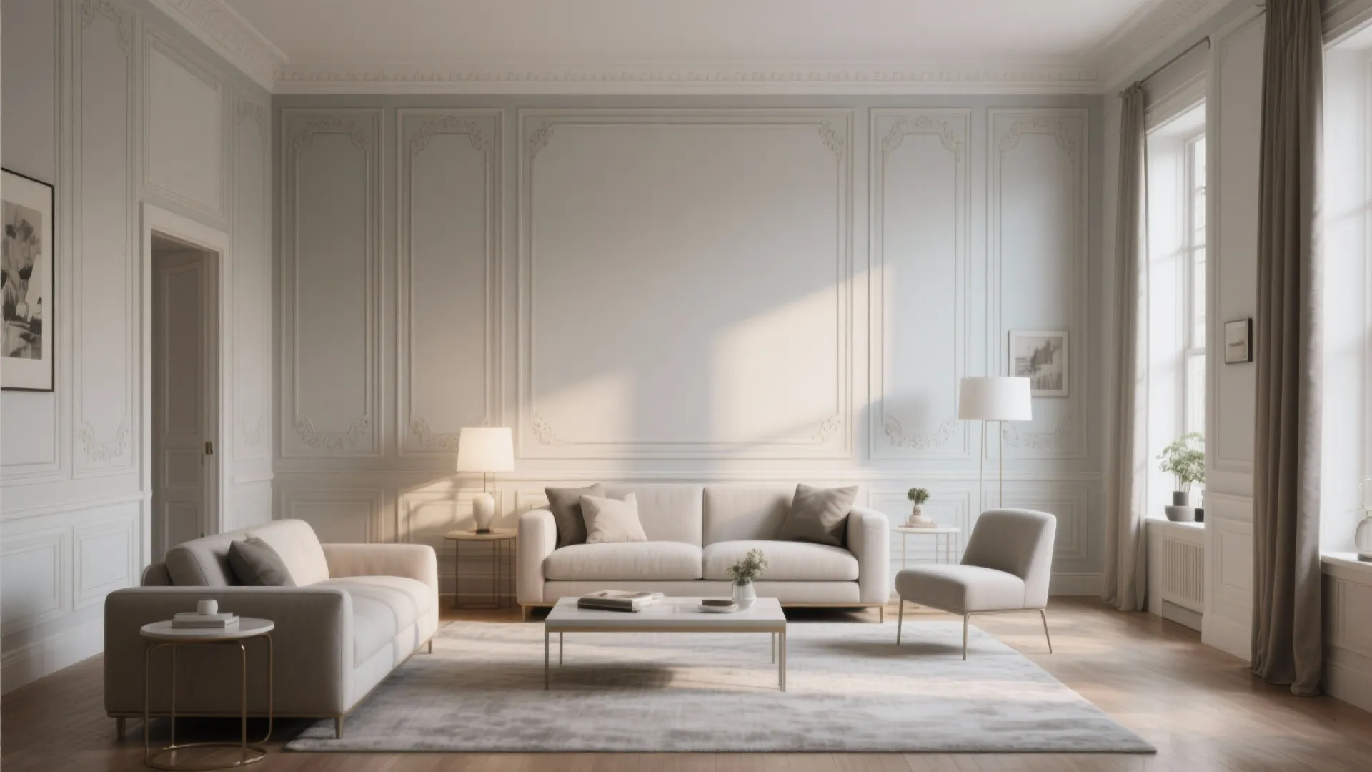 4. Trompe-l’oeil Panels for Architectural Interest