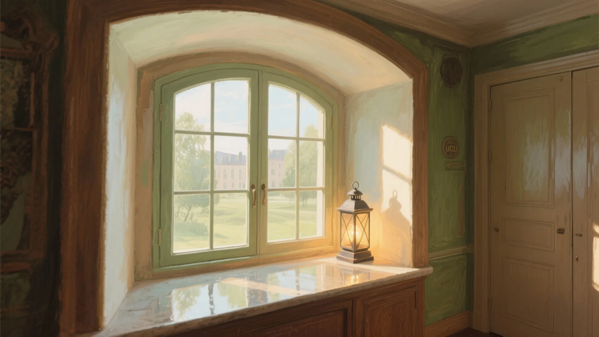 3. Trompe-l'œil Windows and Fairy Nooks