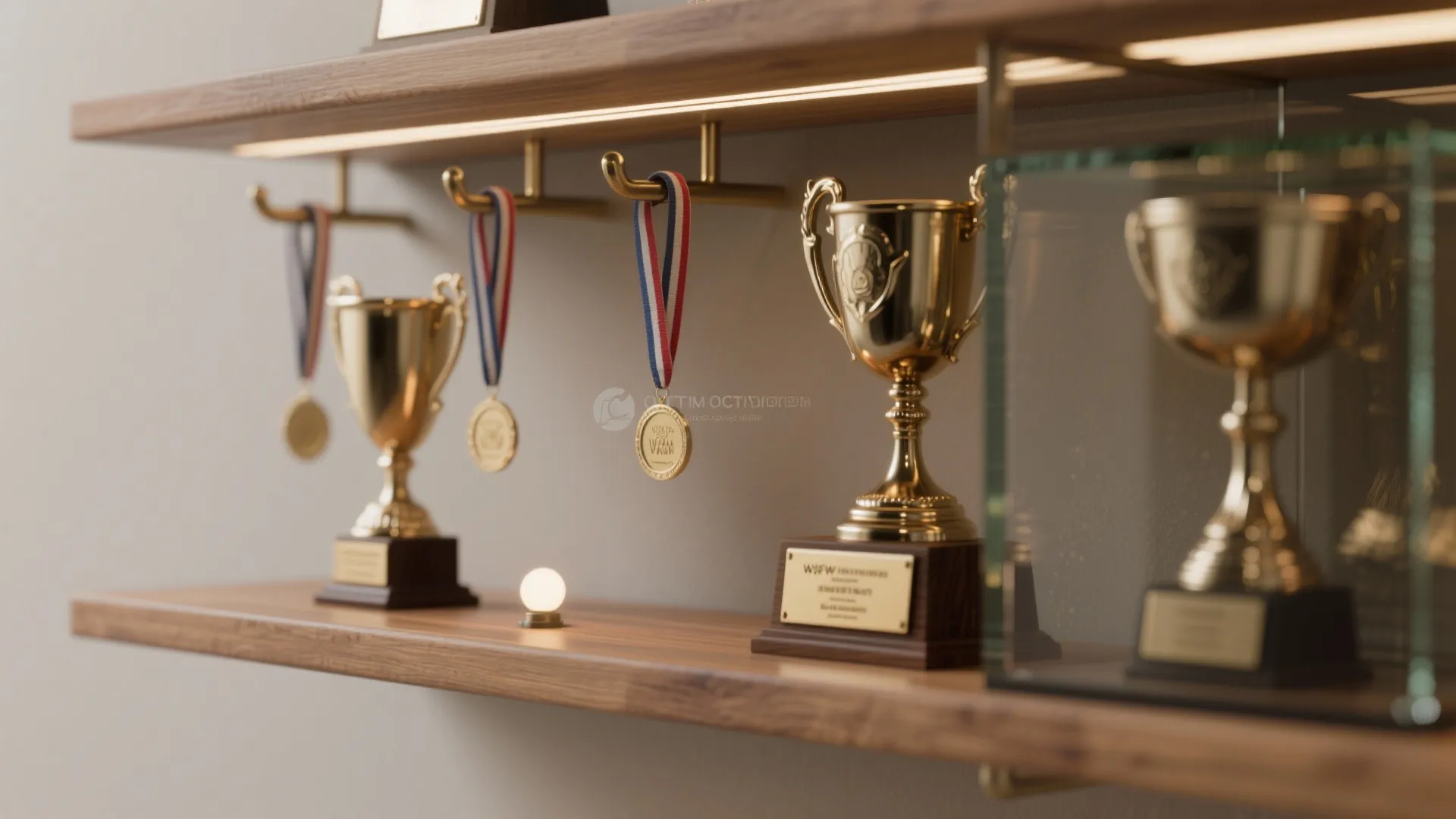 3. Trophy Display and Lighting That Tells a Story