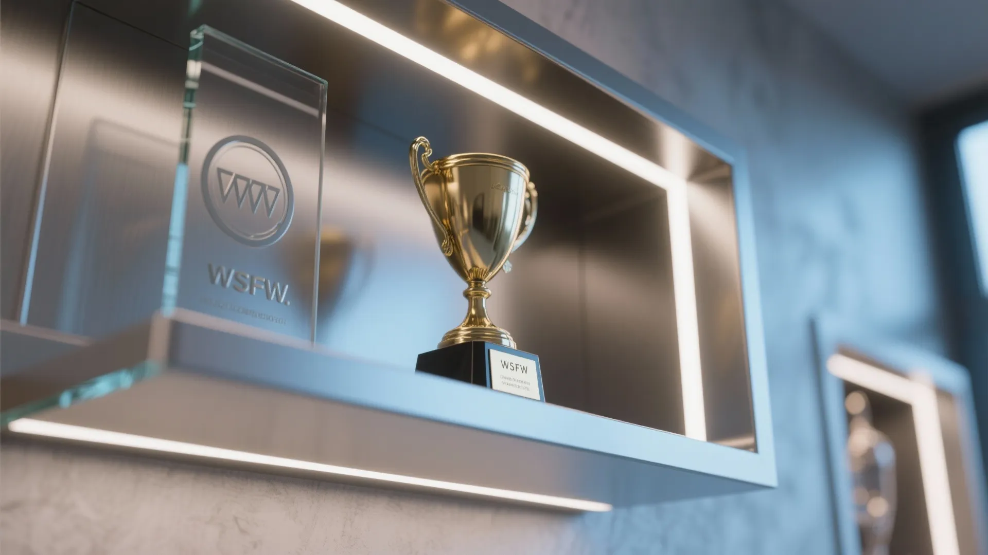 5. Trophy Niche with LED Lighting