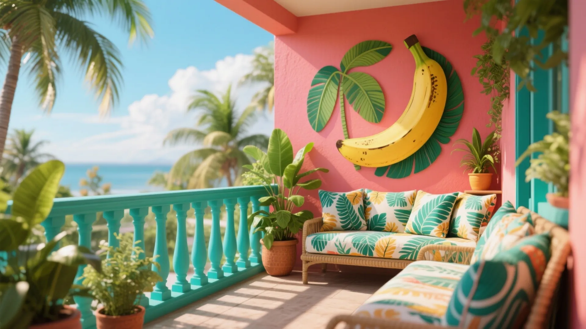 2. Bold Tropical Vibes