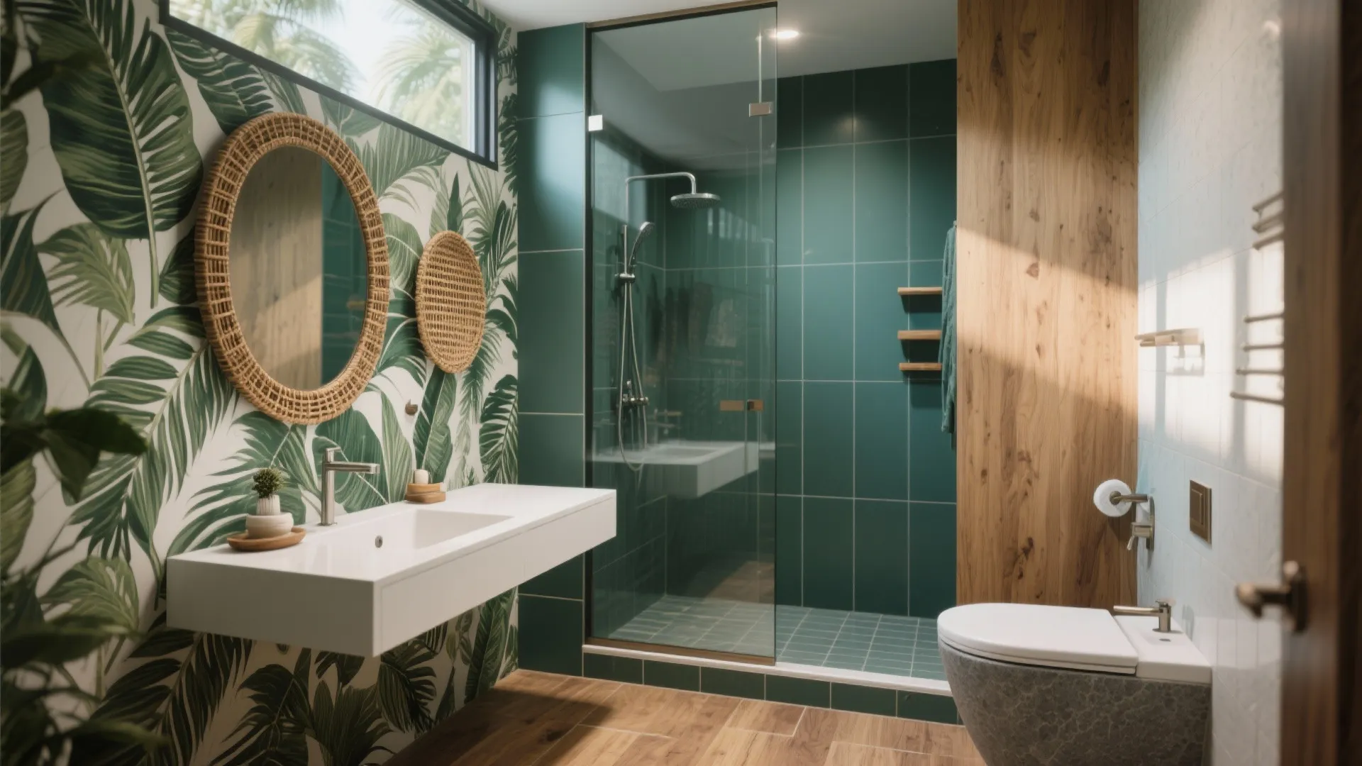 Bathroom Tropical Decor: 5 Inspiring Ideas: Tropical bathroom decor ideas to make even the smallest washroom feel like a mini island escape