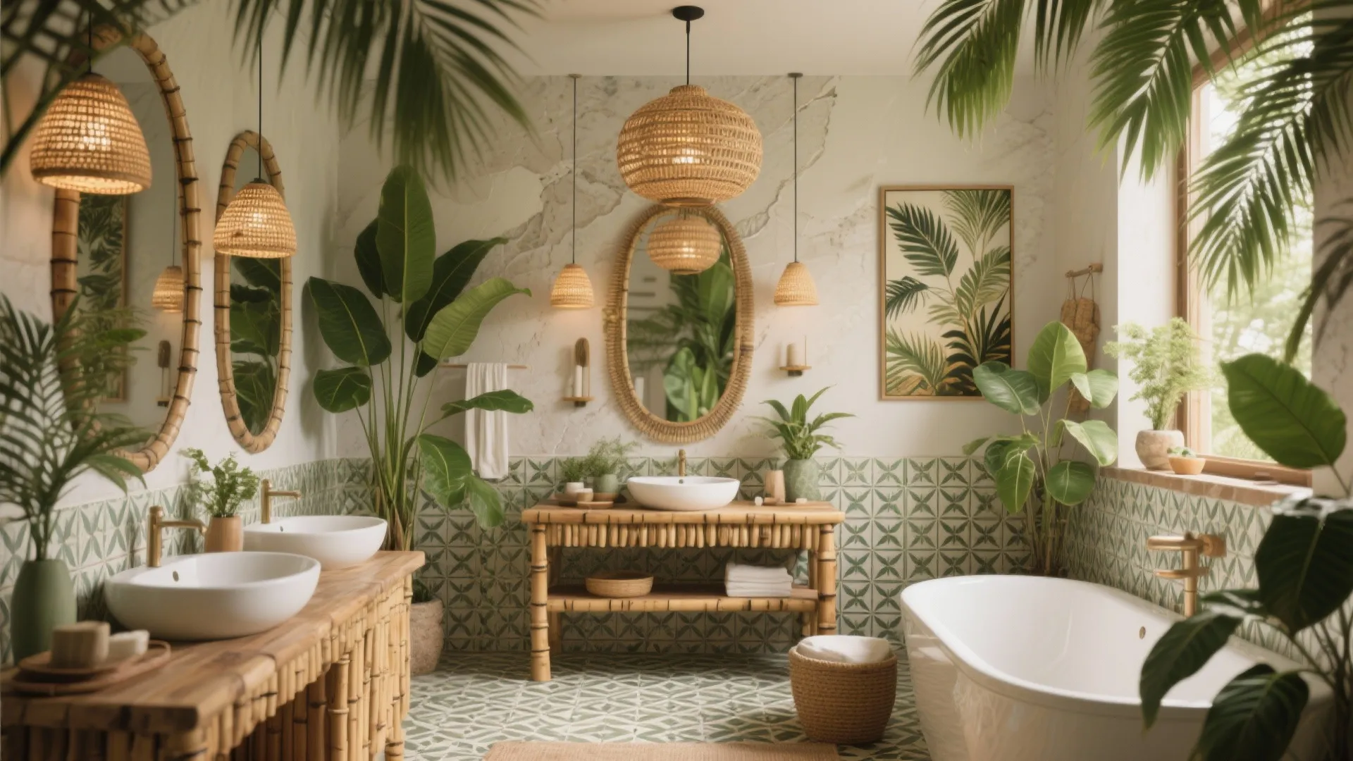 5 Tropical Bathroom Decor Ideas: Bring the Island Vibe Into Your Bathroom with These Creative Tropical Decor Ideas