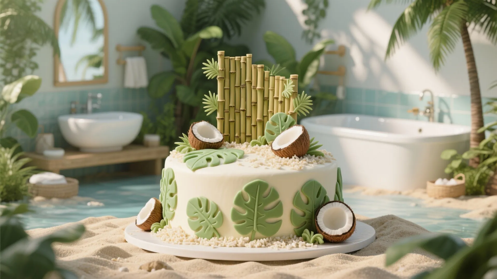 Tropical Bathroom Escape