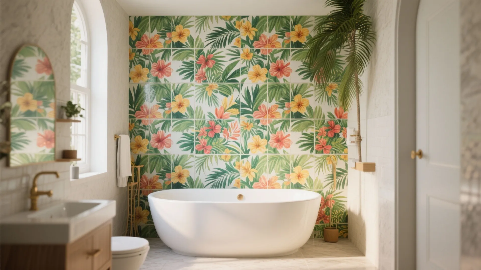 Bold Tropical Flowers