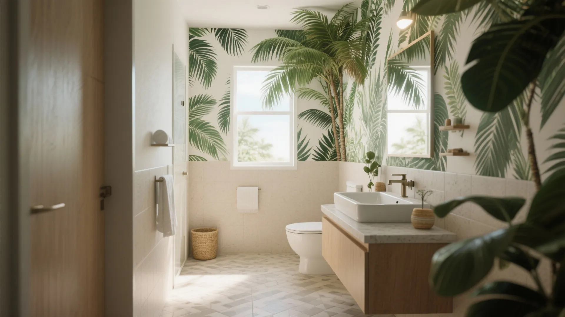 2. Tropical Leaf Prints