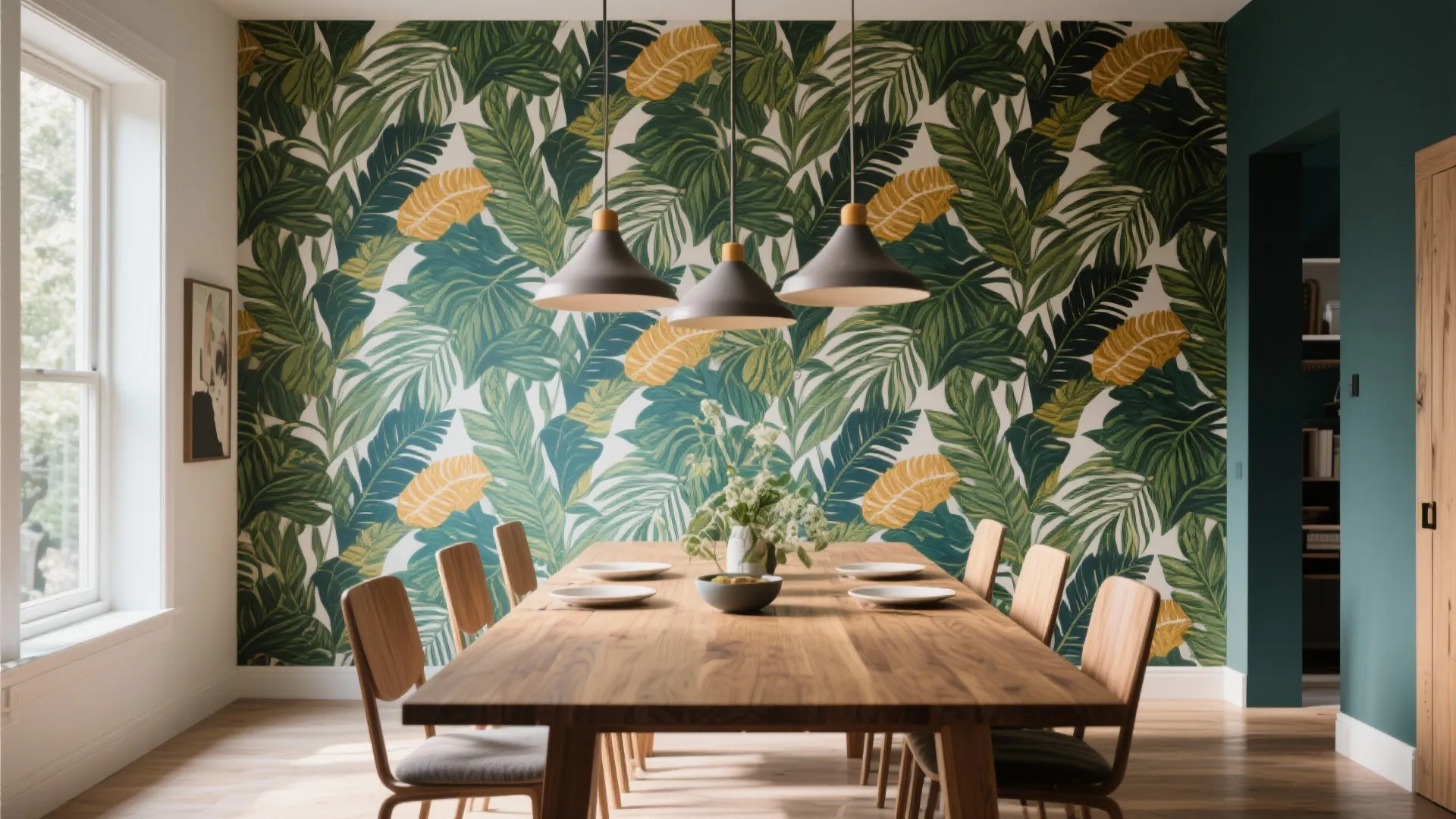 5. Statement Wallpaper