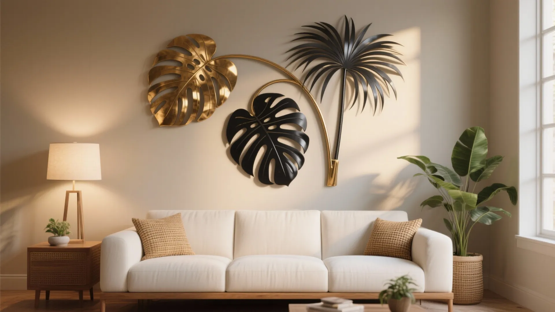 Transform Your Space with Metal Tropical Wall Decor