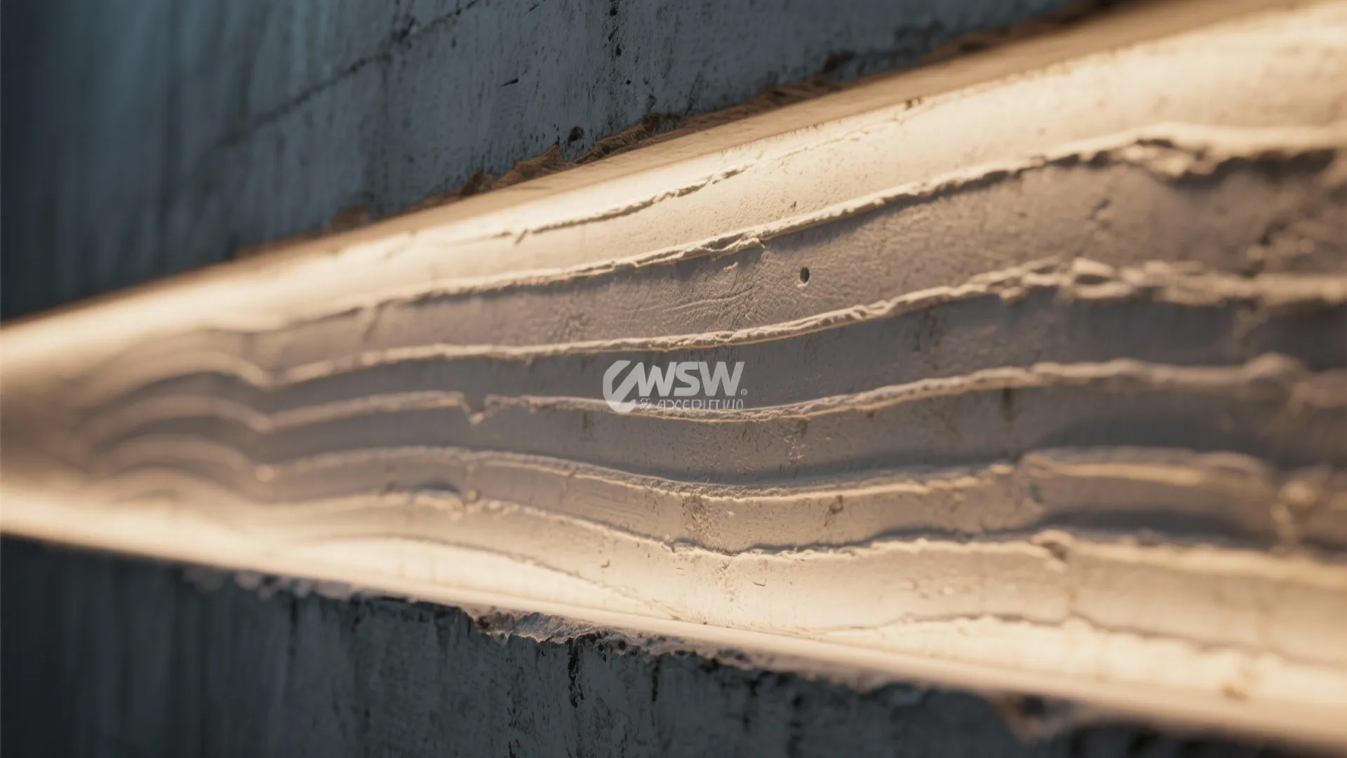 Textured Trowel or Board-Formed Look