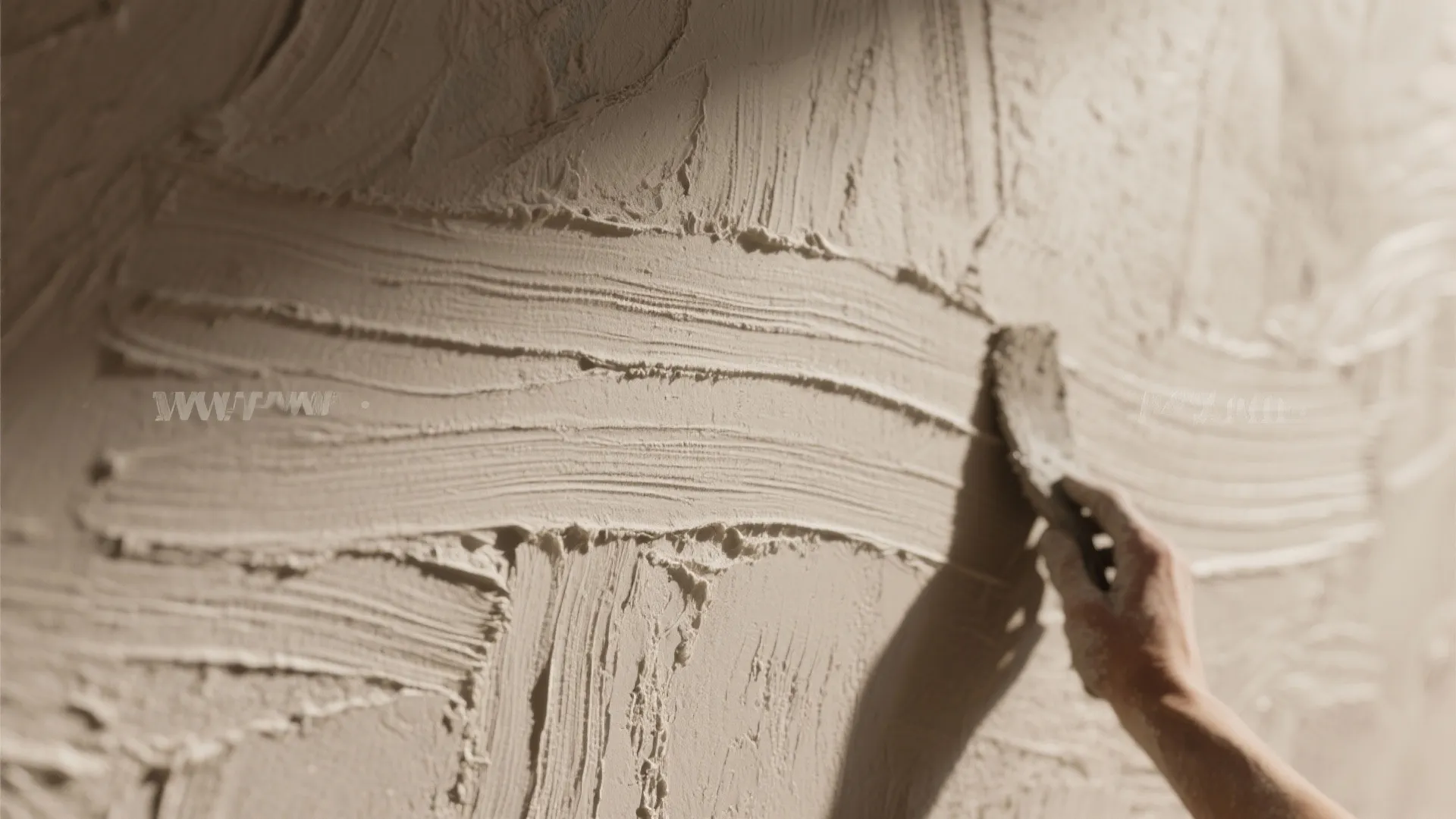 Hand-Troweled Textured Plaster