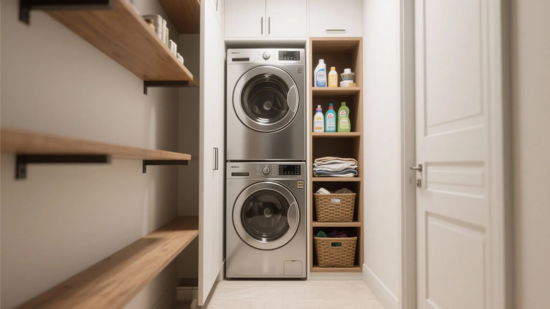 1. True Stack with Pull-Out Shelves