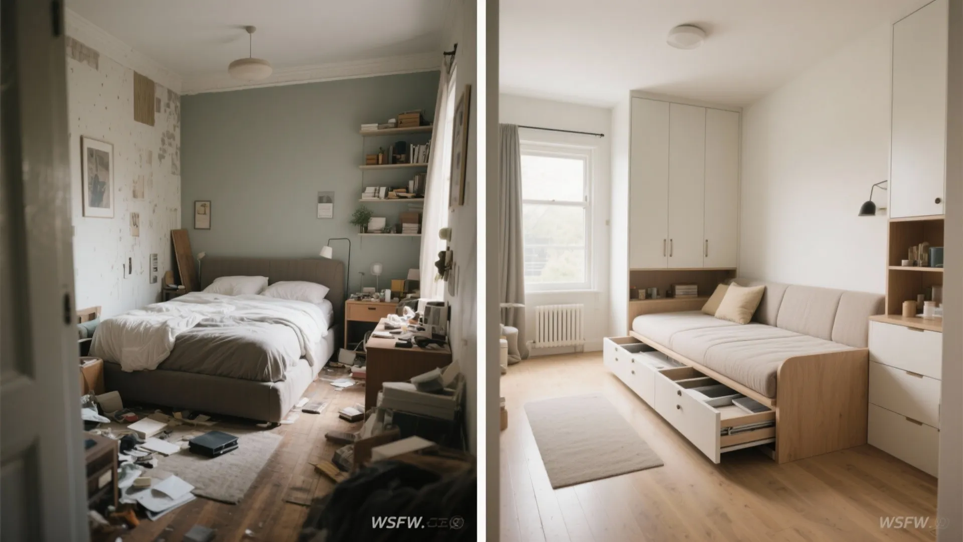 Daybed + trundle as a flexible “pseudo bunk”