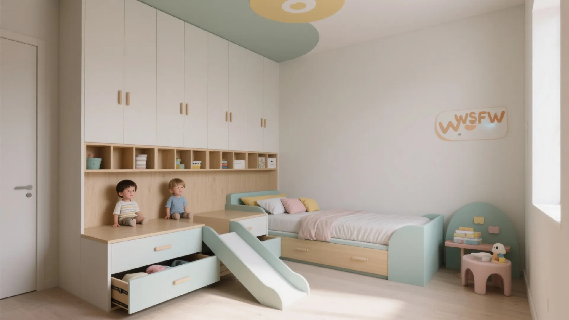 Slide-Away Beds and Storage Walls