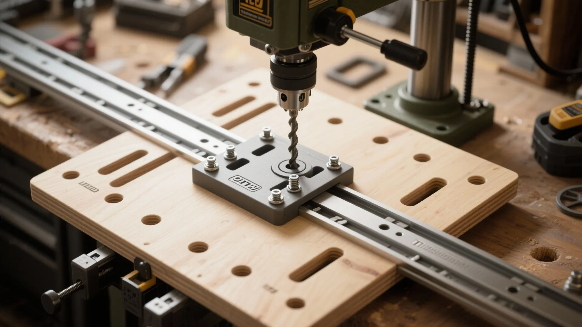 2. T-track Top with Removable Inserts