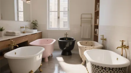 5 Creative Bathroom Tub Colors
