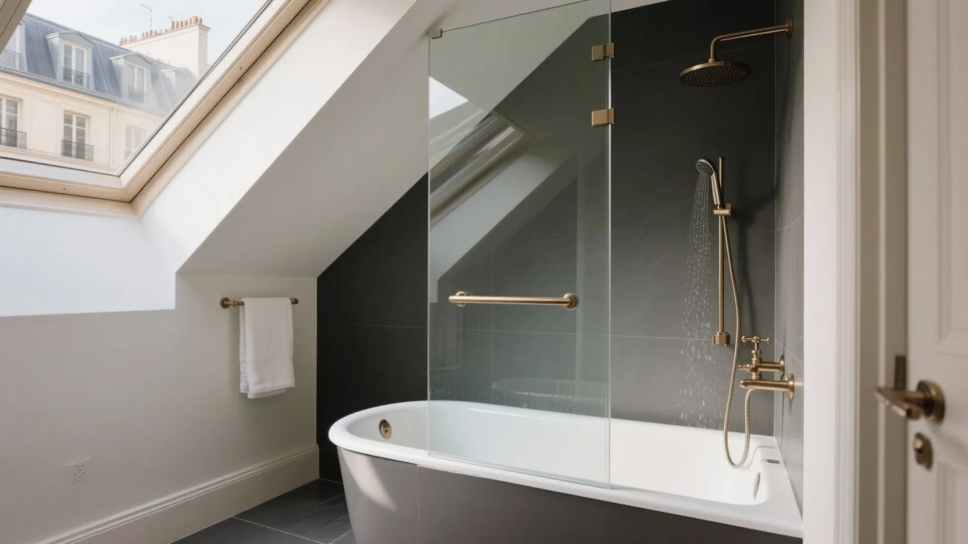 Idea 4: The tub-shower truce with custom glass