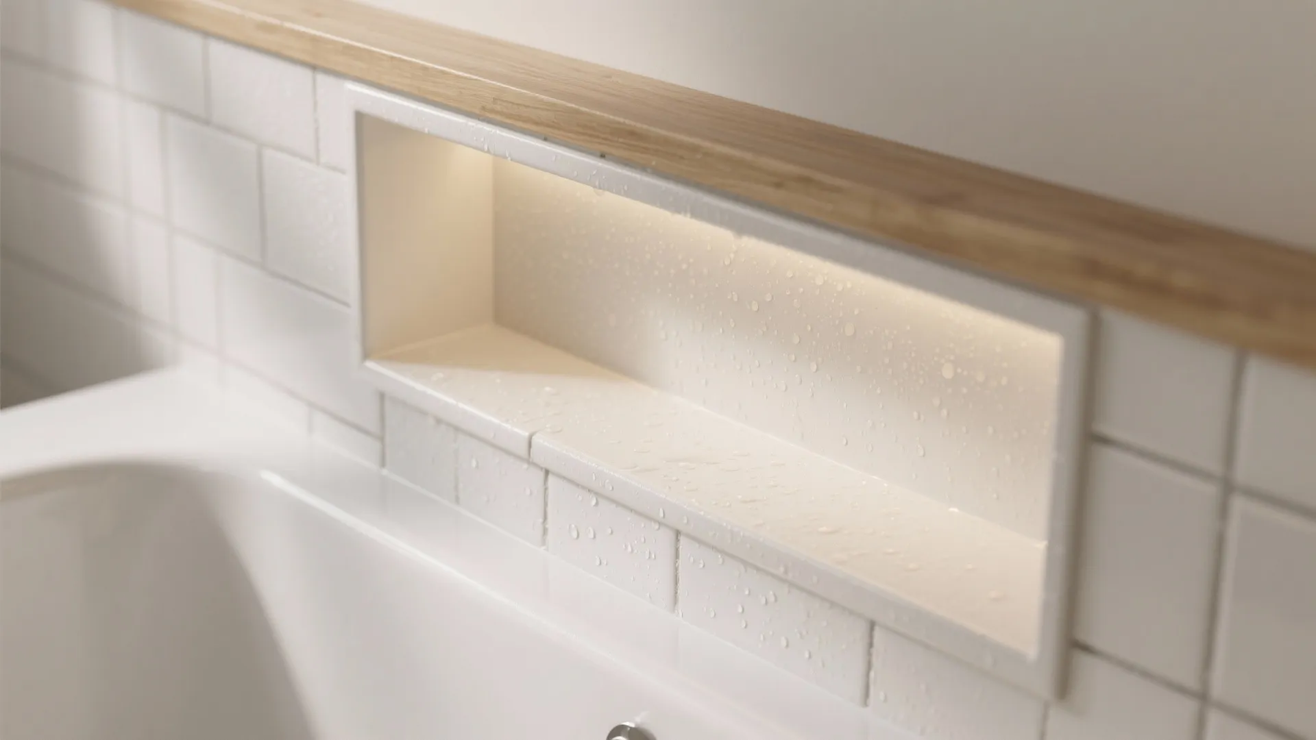 Idea 3: Build-in ledges and niches that work double-duty