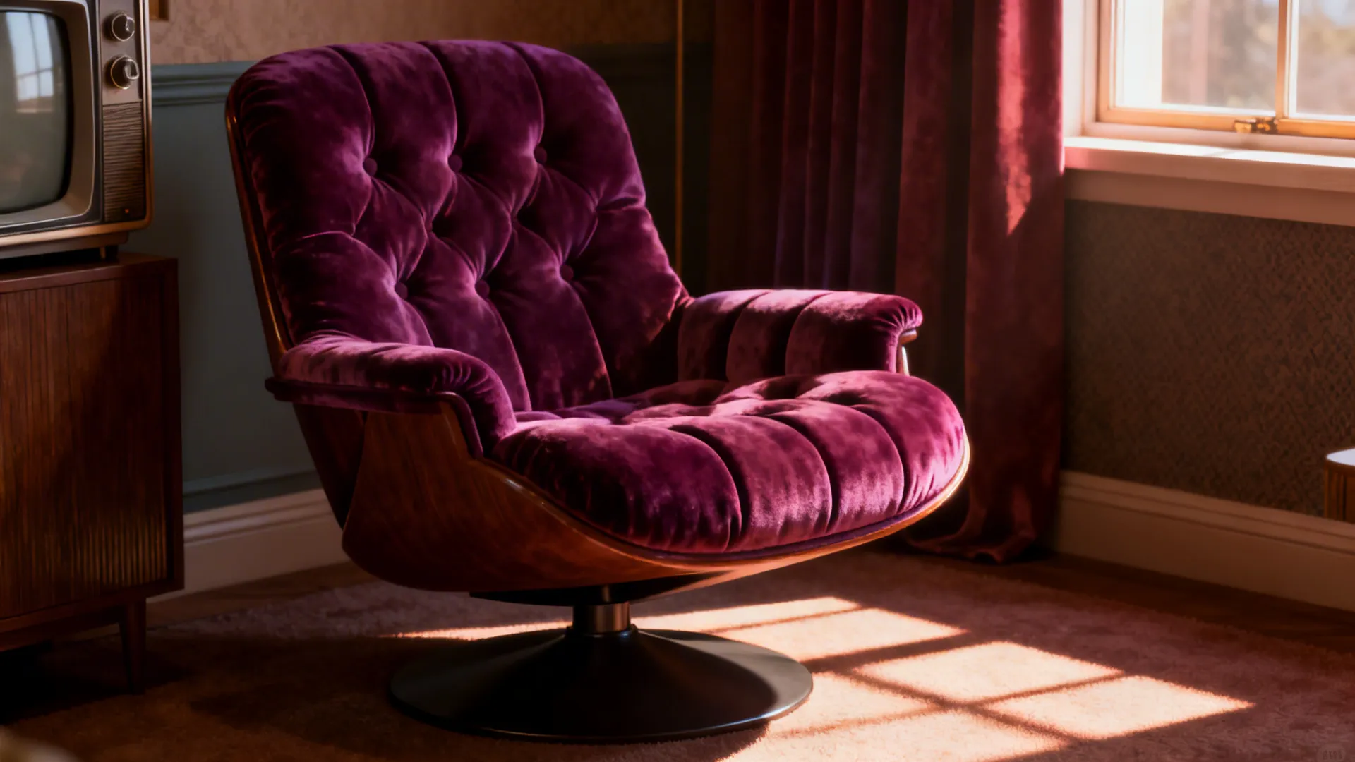 2. Channel-Tufted Retro Swivel for Character