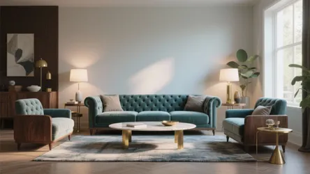 Tufted Sofa Living Room Ideas