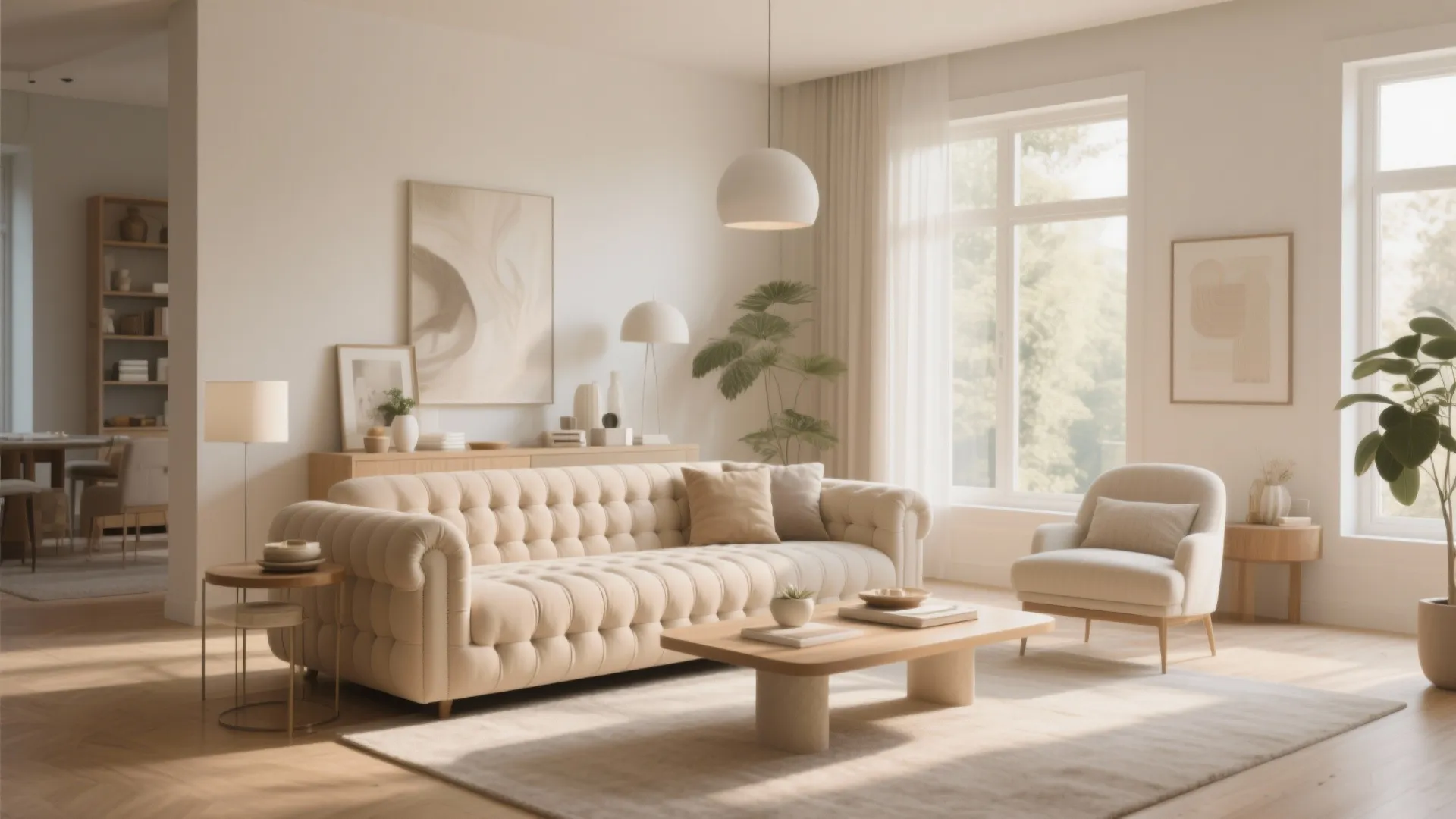 10 Tufted Couch Living Room Ideas