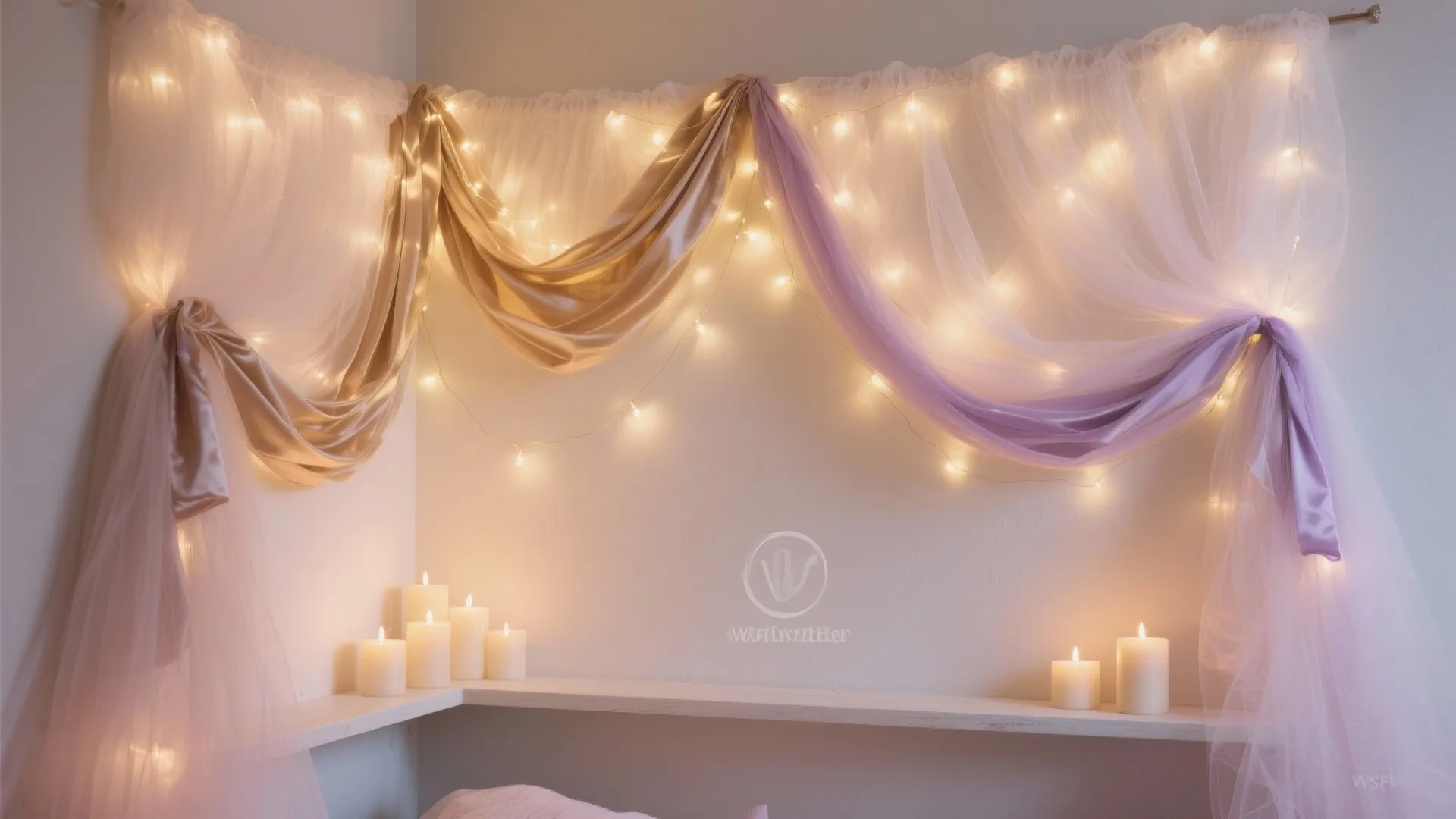 Lighting + Texture Layers: Tulle, Ribbons, and a Gentle Glow