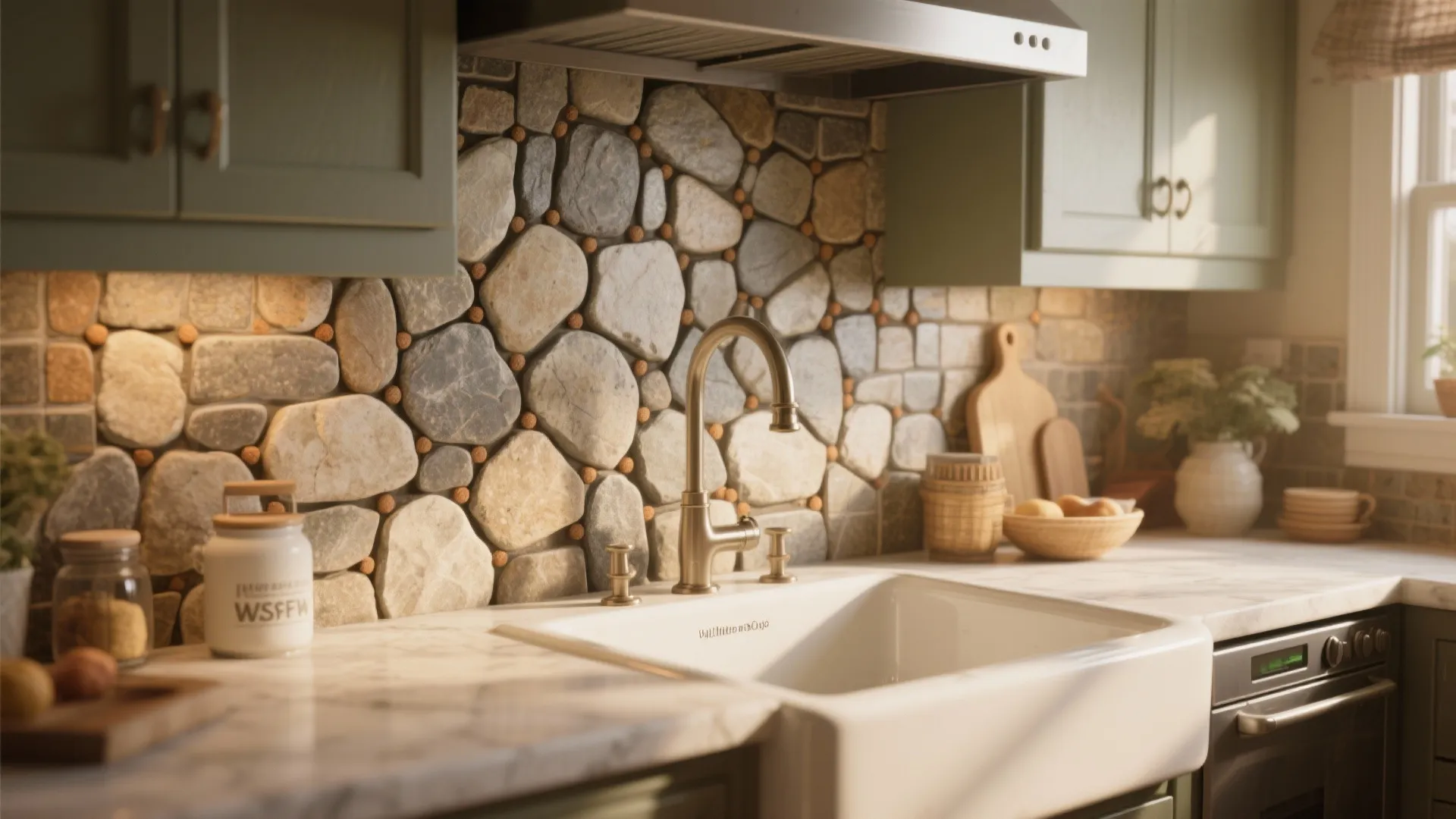 4. Tumbled or Mosaic for Textural Interest