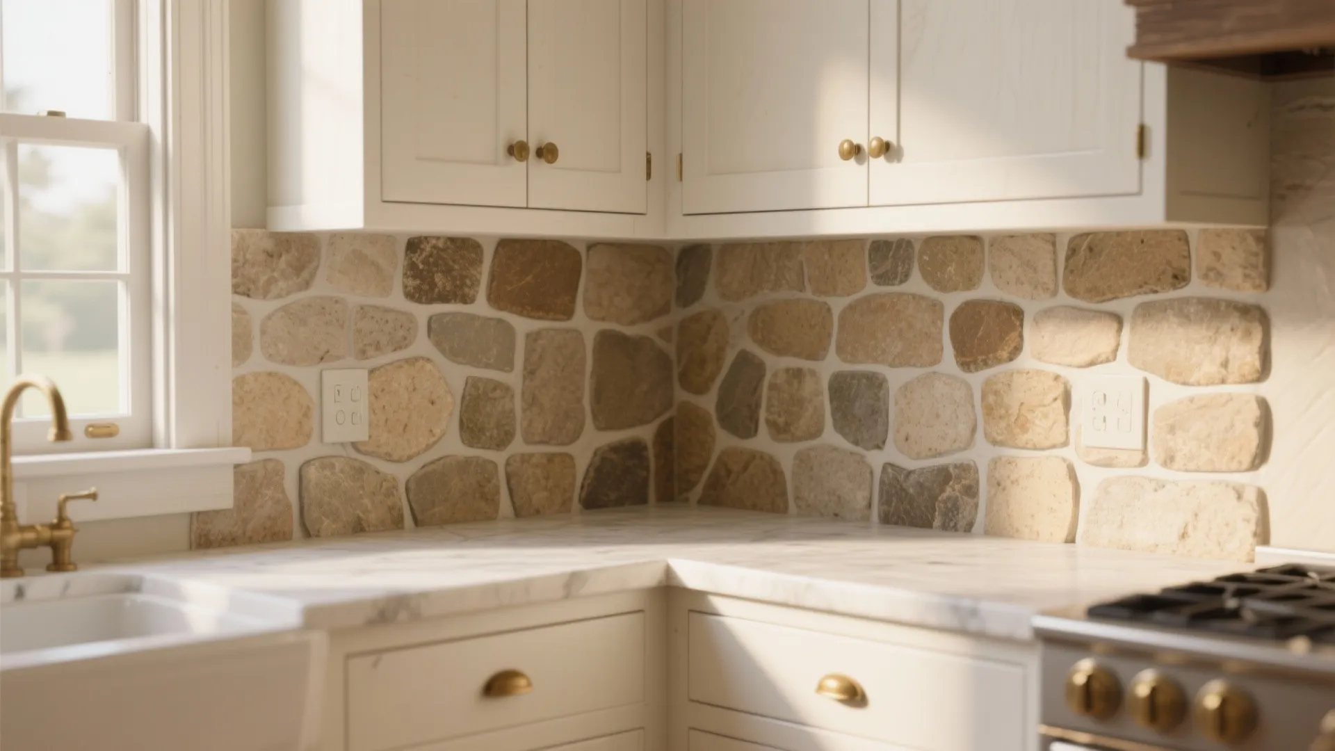 2. Tumbled Stone Tile