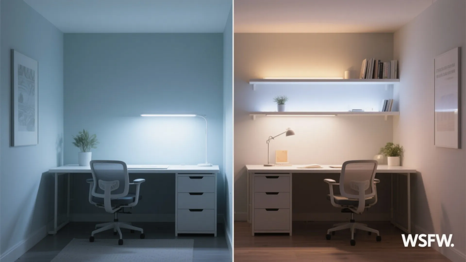 Smart tunable white with circadian dimming