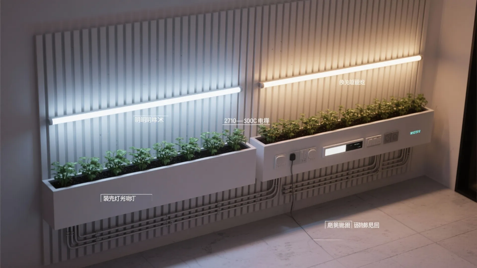 Tunable white LEDs to match plant care and mood