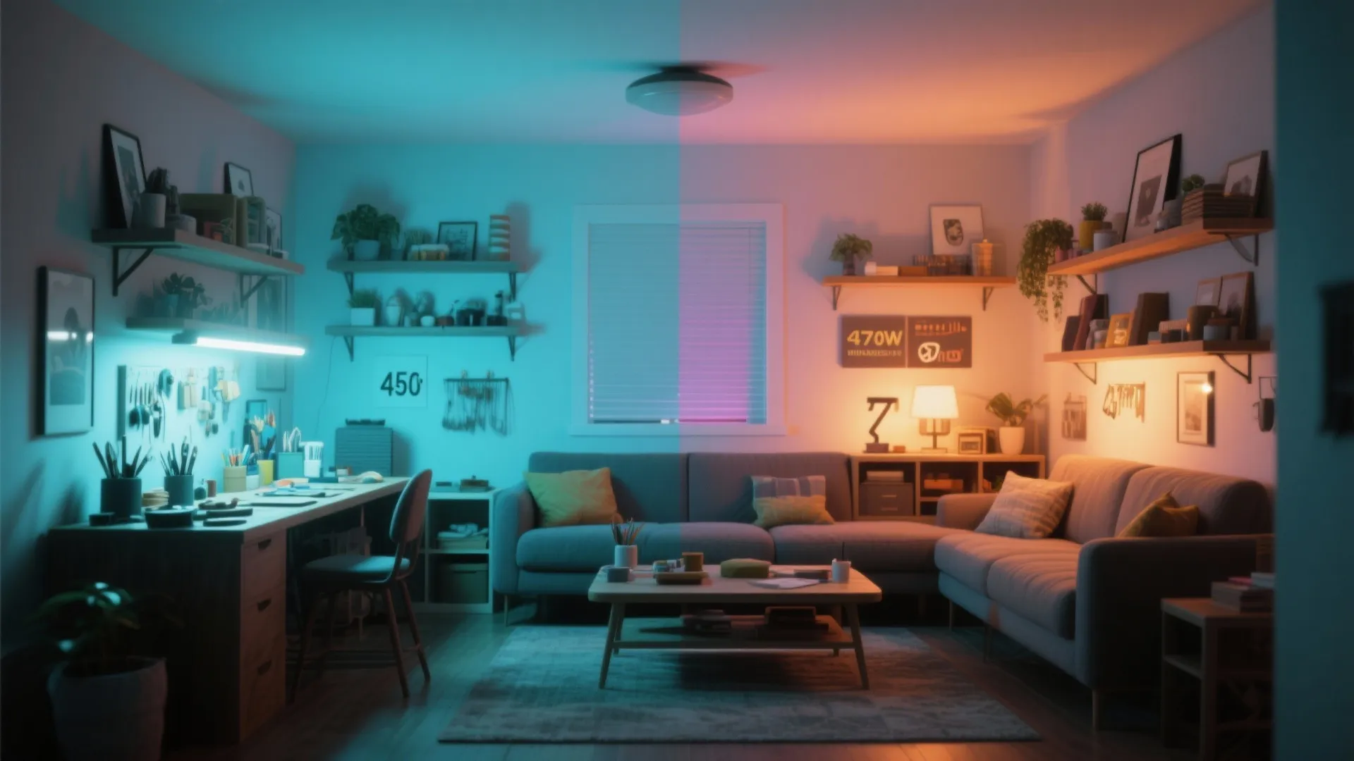 5. Tunable white and color for dynamic spaces