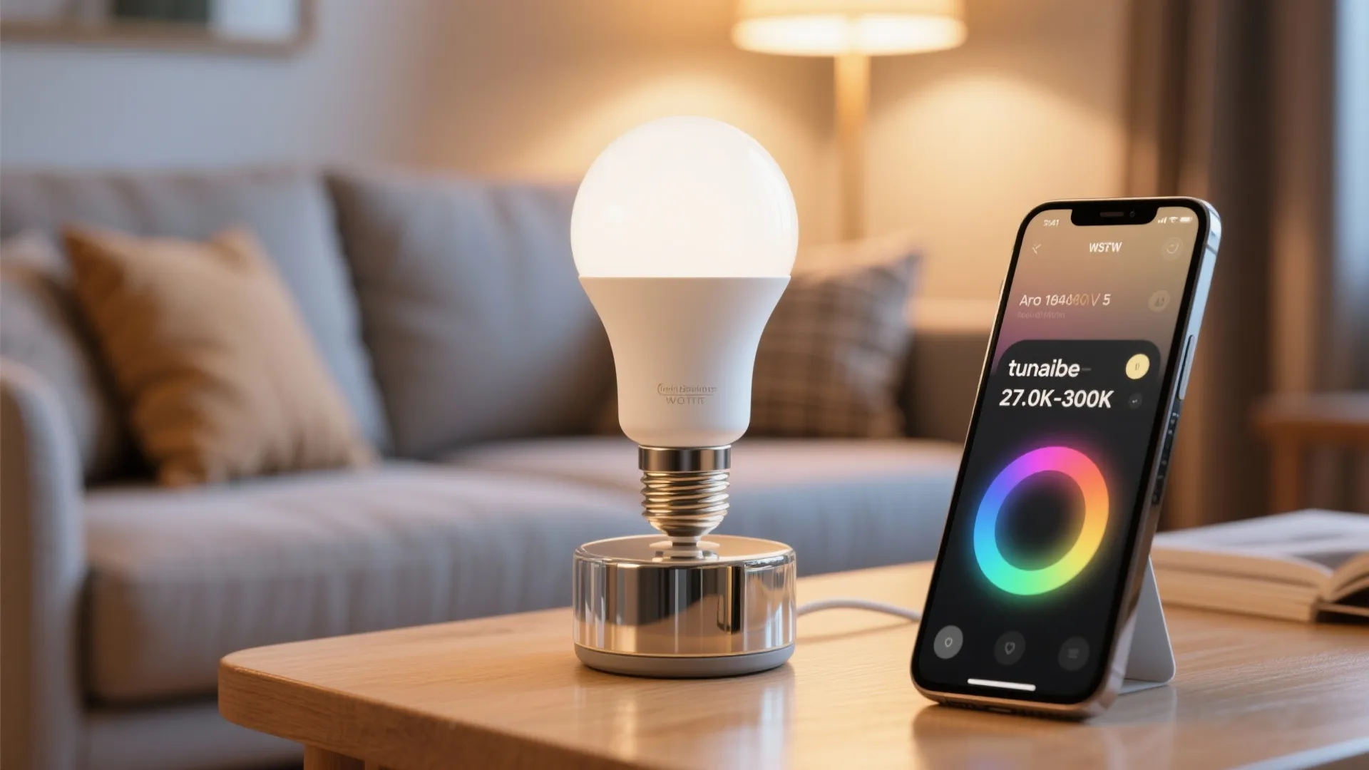 2. Warm color temperature and tunable white