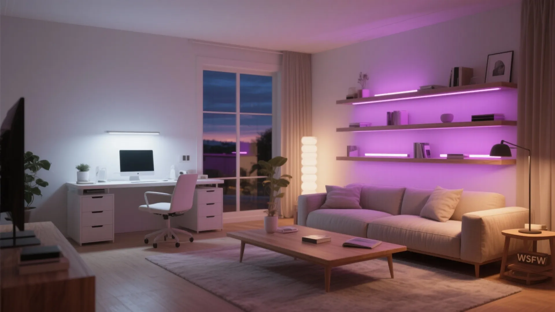 Tunable White by Day, Color Pops by Night