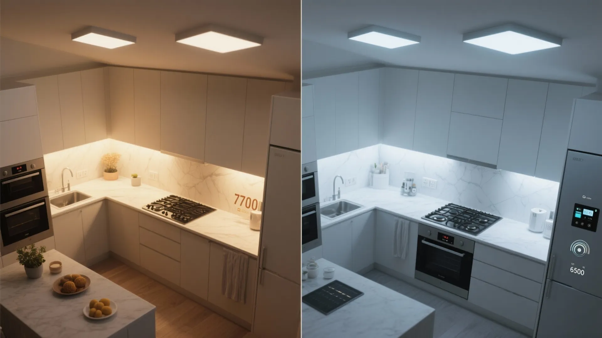 4. Tunable White (2700K–6500K) — Flexible and Smart