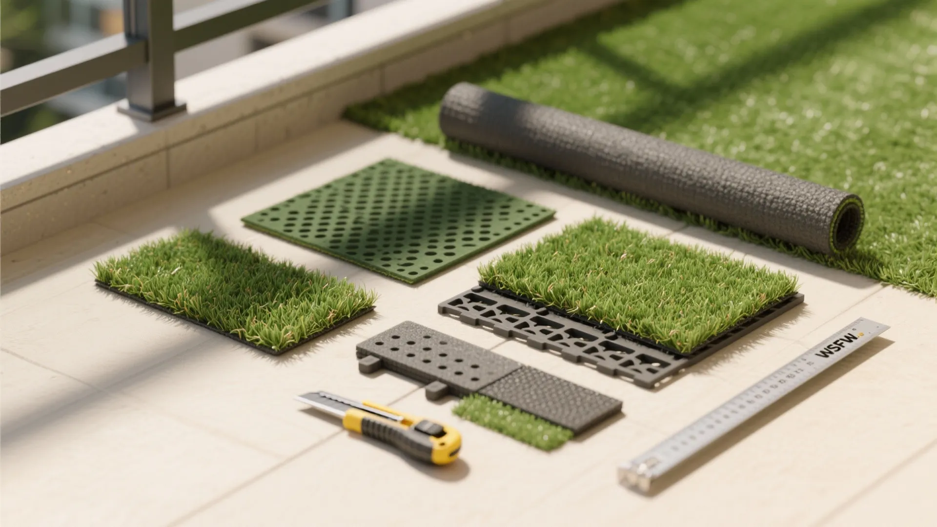 Minimalist Artificial Turf Layer