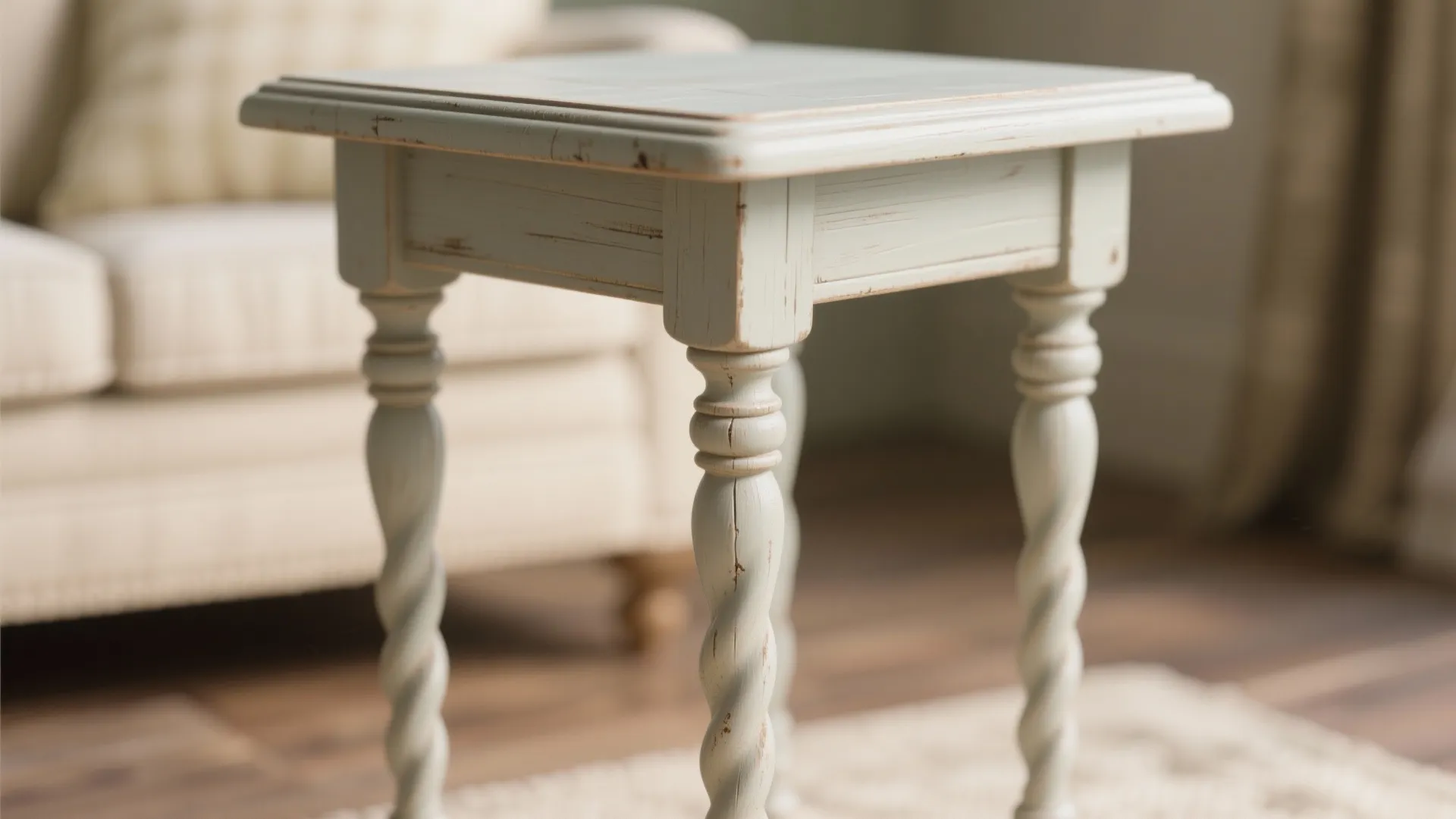 3. Turned Leg Cottage Table