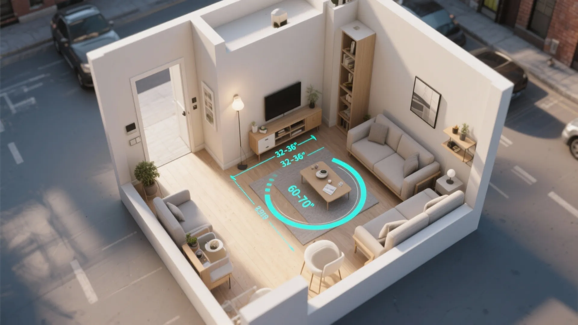 2. Design clear circulation and turning radii