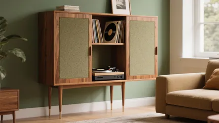DIY record player cabinet: 5 ideas