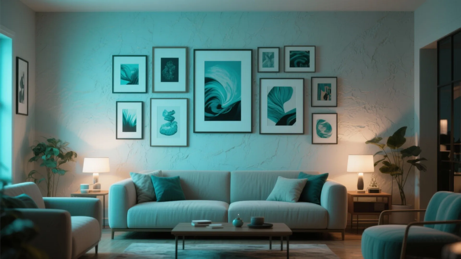 6. Turquoise Artwork Clusters