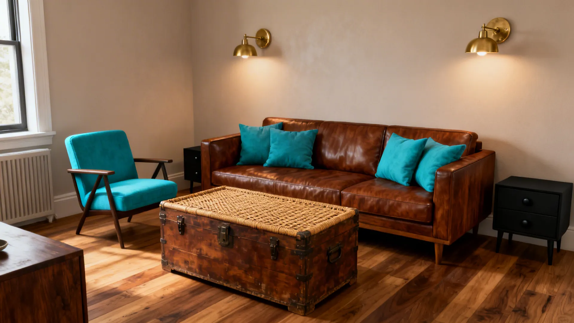 Turquoise & Brown Living Room Ideas: 5 creative small-space inspirations for turquoise and brown living rooms