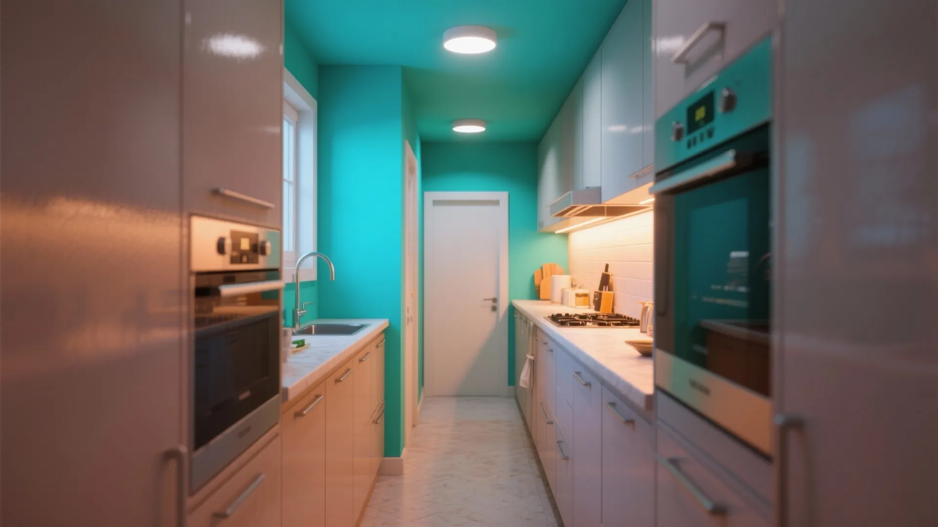 5. Boldly Painted Ceiling