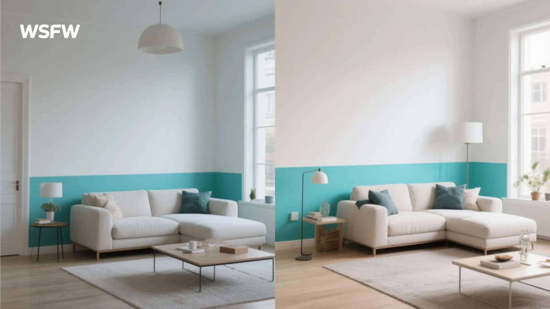 9. Colour-Blocked Turquoise