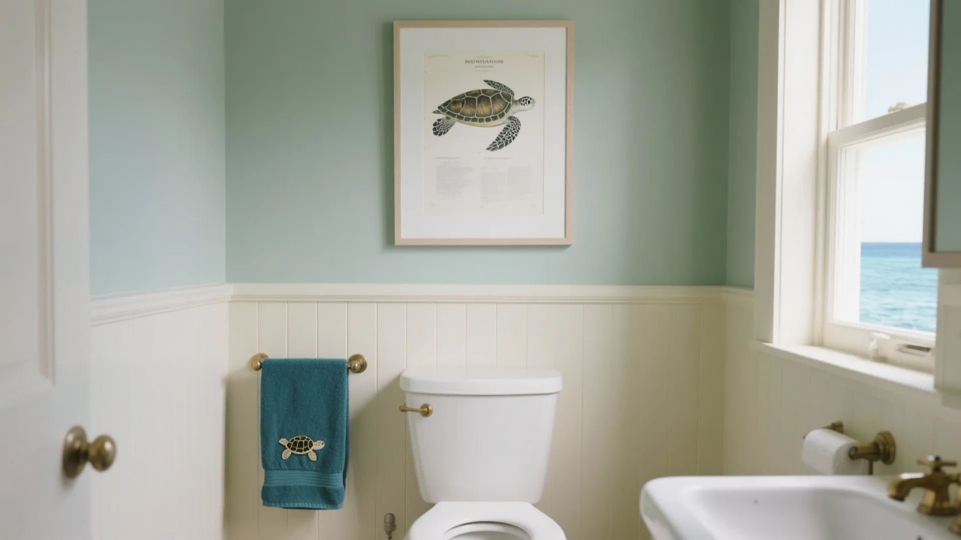 Curate Turtle Art and Textiles with Restraint