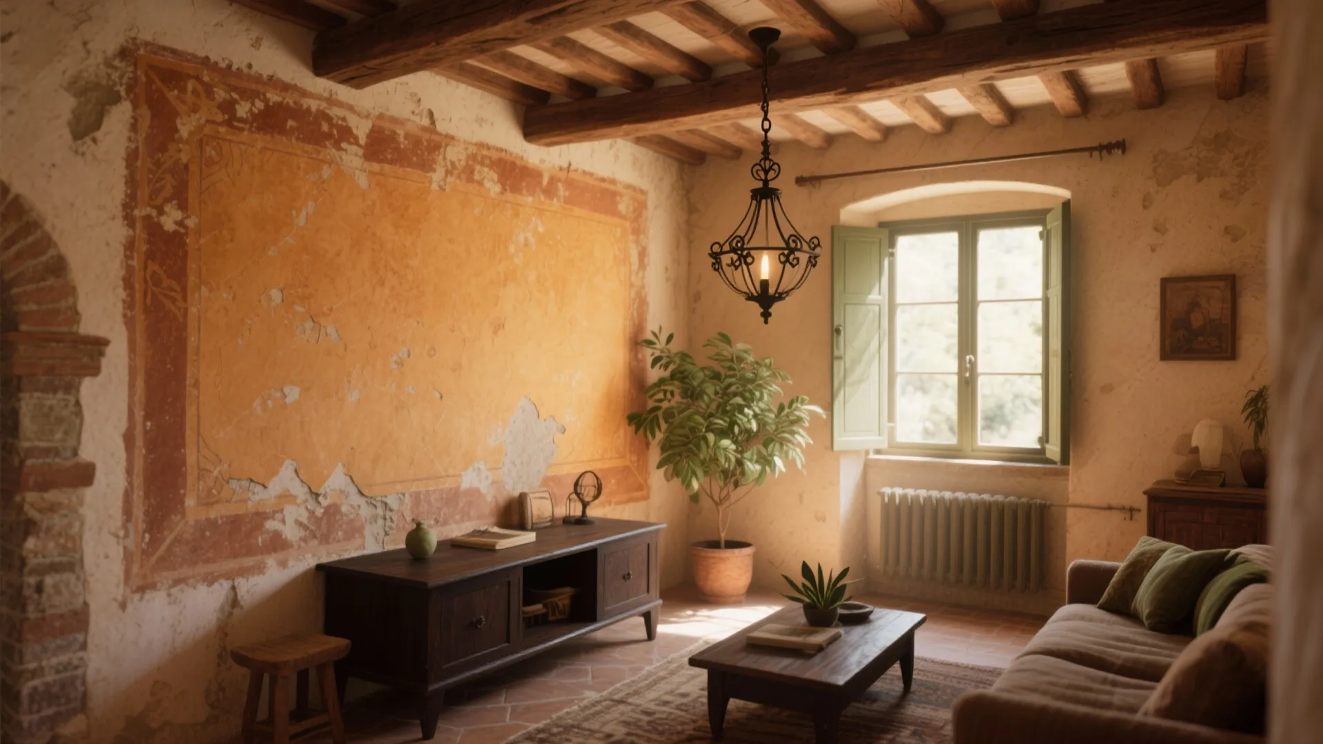 Tuscan Faux Finish Paint Walls: 5 Ideas: Warm, textured Tuscan faux finishes you can actually pull off in small budgets