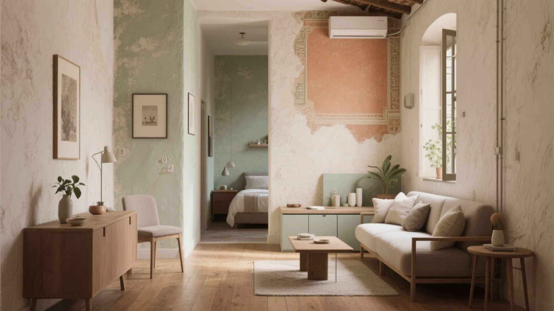 Wall Plaster Painting: 5 Creative Ideas: Five practical plaster and painting inspirations for small spaces, from my design studio to your walls