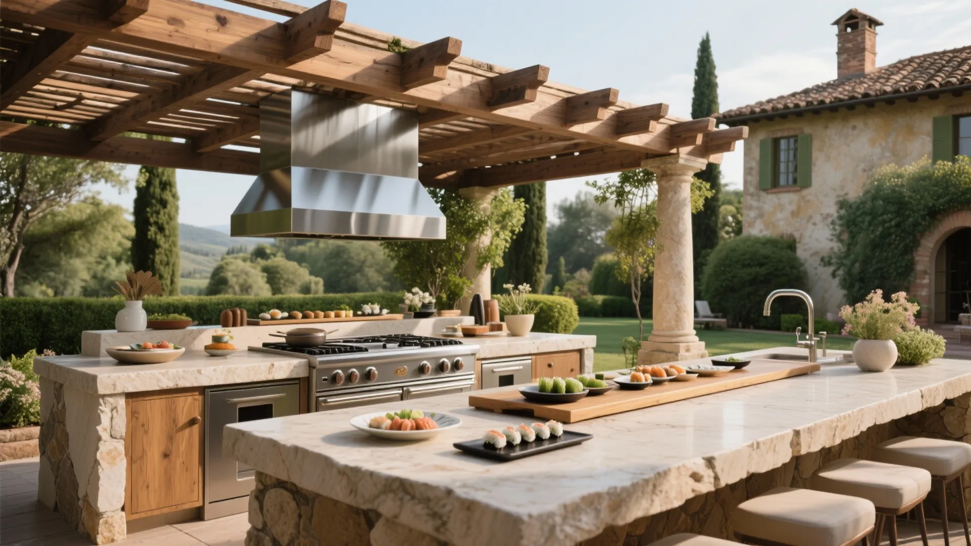 10 Outdoor Kitchen Decorating Ideas