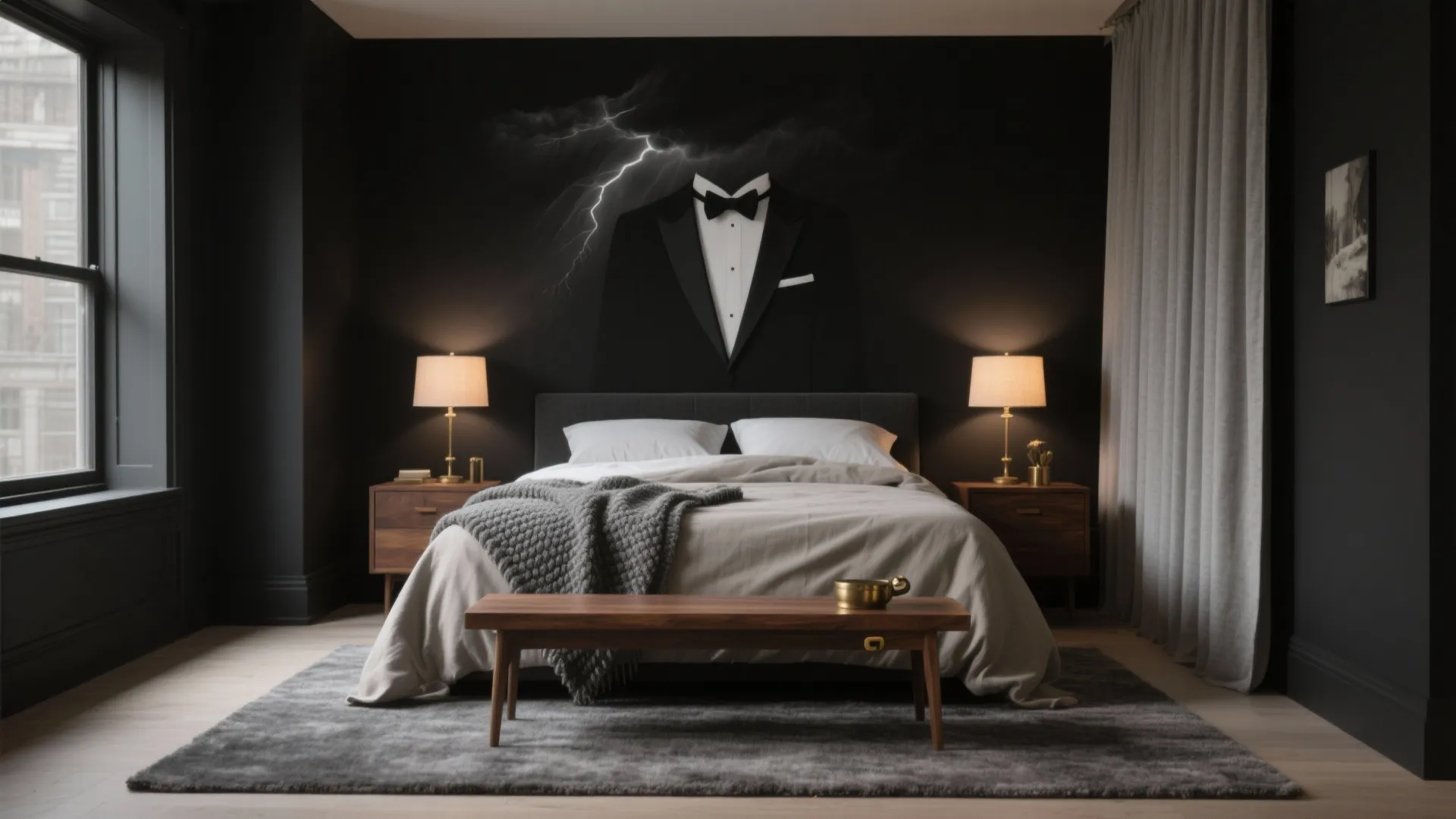 Black and Gray Bedroom Decor: 5 Smart Ideas: A senior interior designer’s real-world guide to mastering black-and-gray bedrooms in small spaces—through texture, contrast, and sleep-friendly lighting.