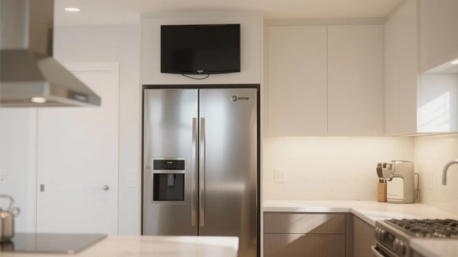 3. Integrate Above the Fridge